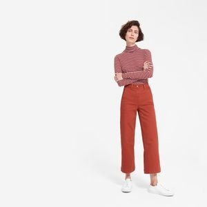 Everlane Wide Leg Crop Pants
